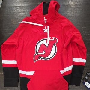 Fanatics Red and Black NHL Hoodie